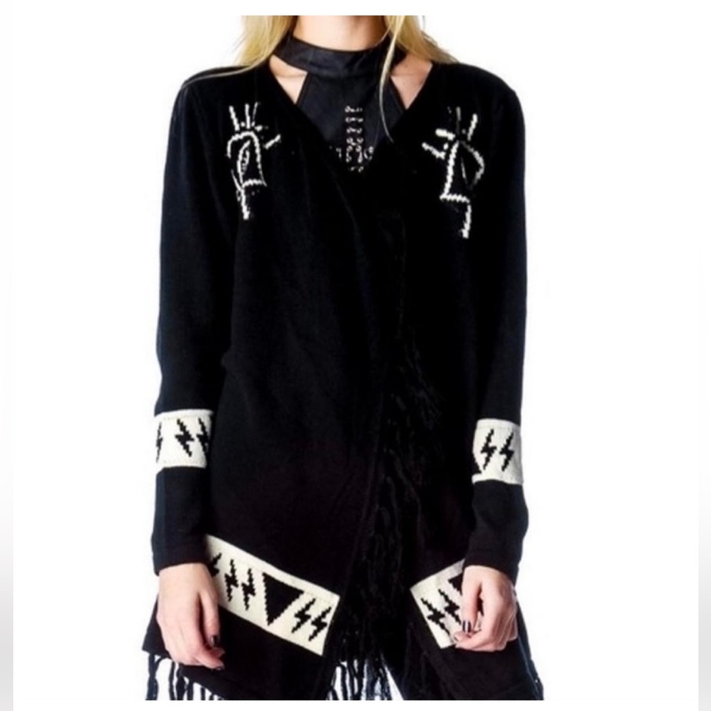 RARE! UNIF Psychic Poncho Knit Sweater, Size XS - Picture 3 of 7